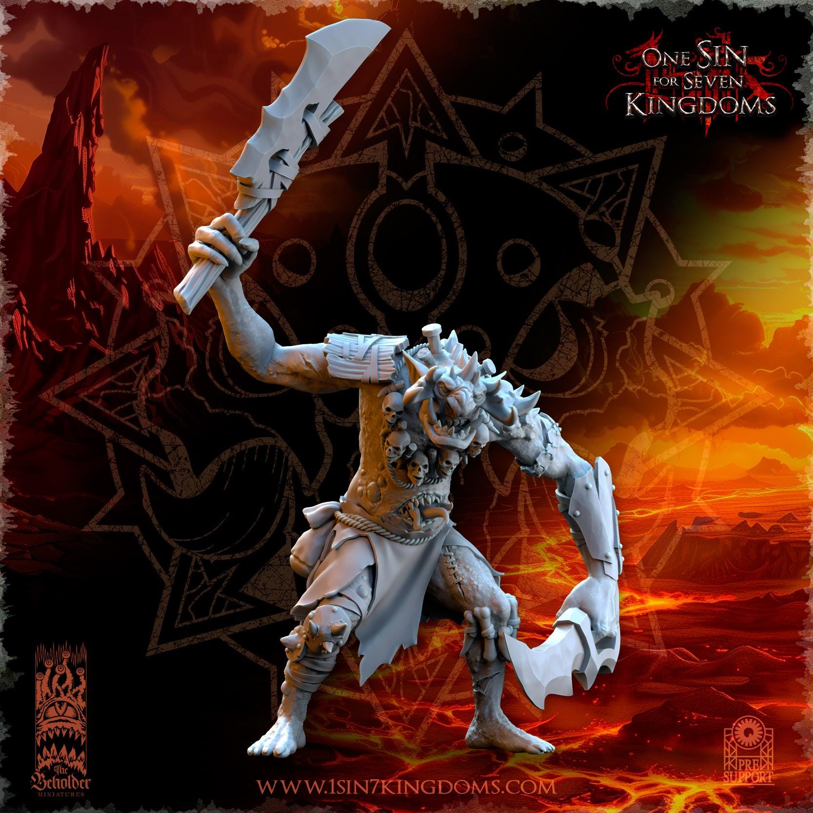 Realms of Mayhem Trolls - in 12k- by The Beholder Miniatures