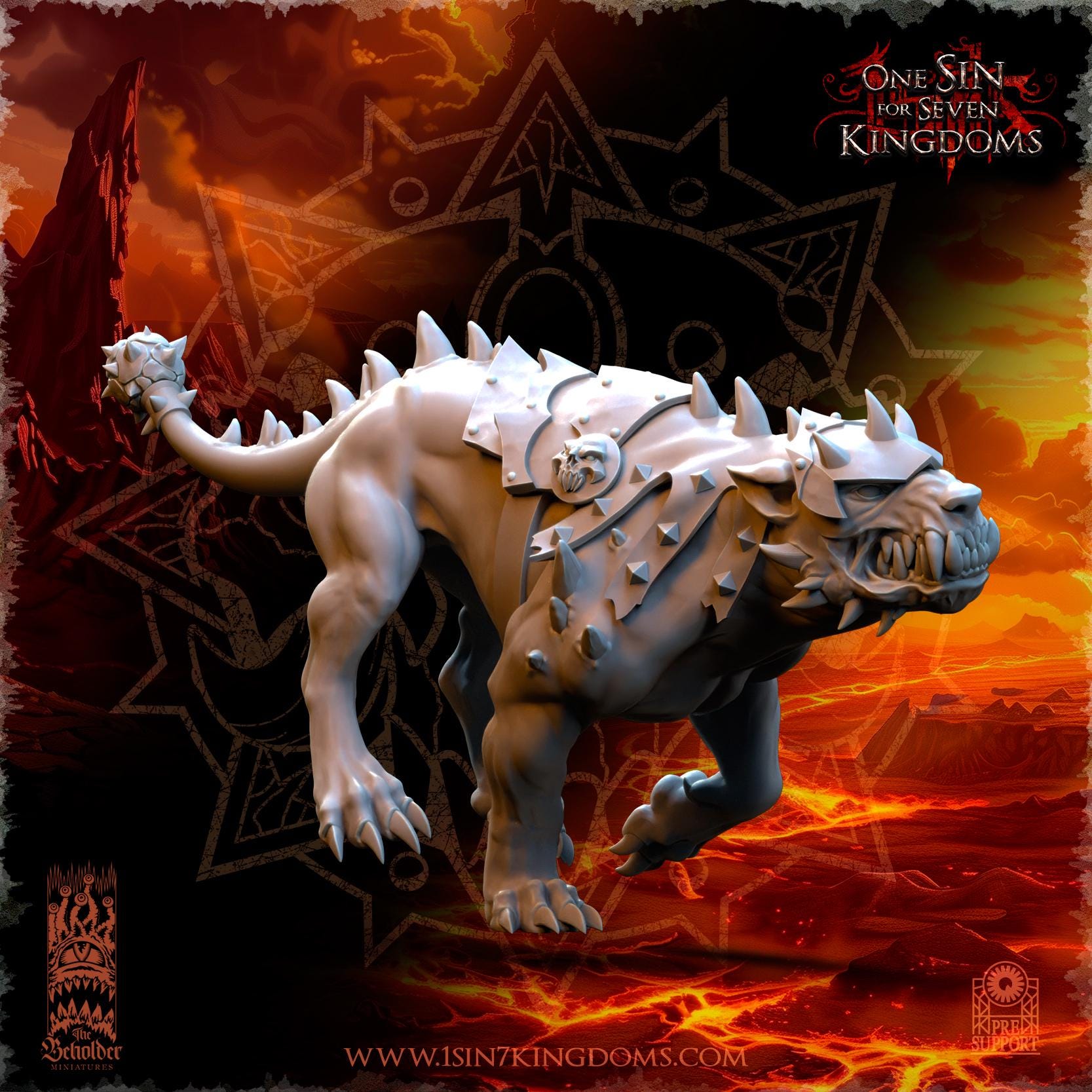 Realms of Mayhem Hellhounds - in 12k- by The Beholder Miniatures