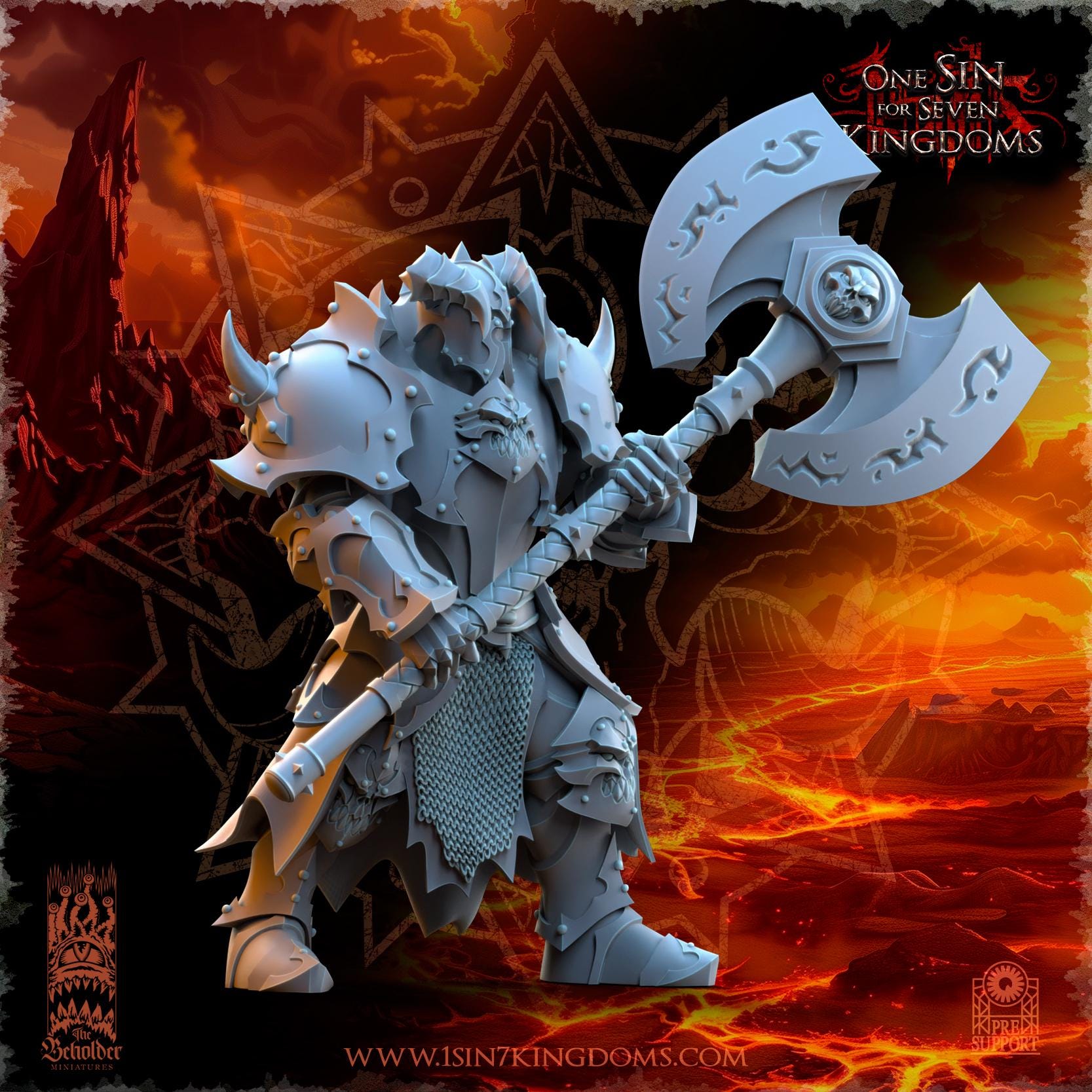 Realms of Mayhem The Ascended - in 12k- by The Beholder Miniatures