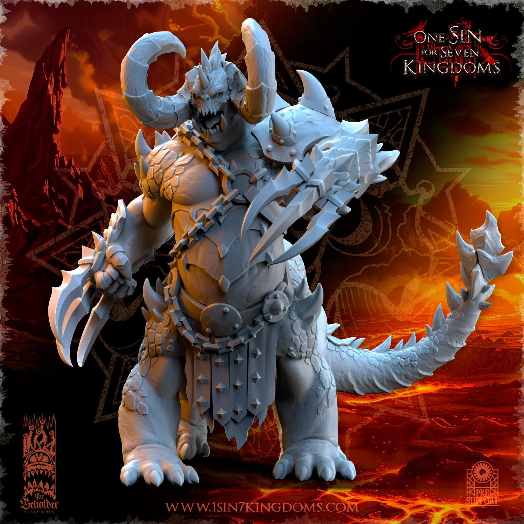 Realms of Mayhem Dragonards - in 12k- by The Beholder Miniatures