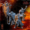 Realms of Mayhem Warriors Command Group - in 12k- by The Beholder Miniatures