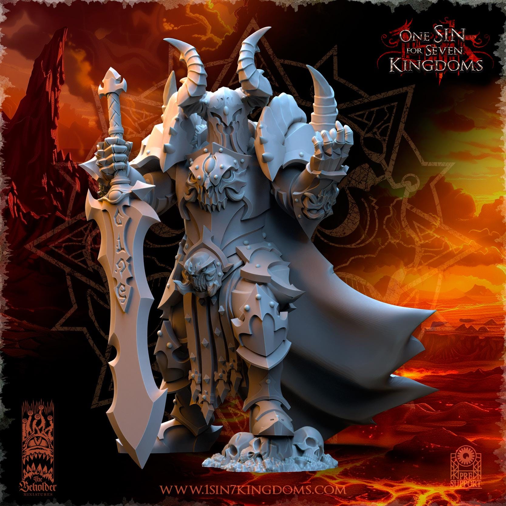Vrolok, Lord of Destruction - in 12k- by The Beholder Miniatures
