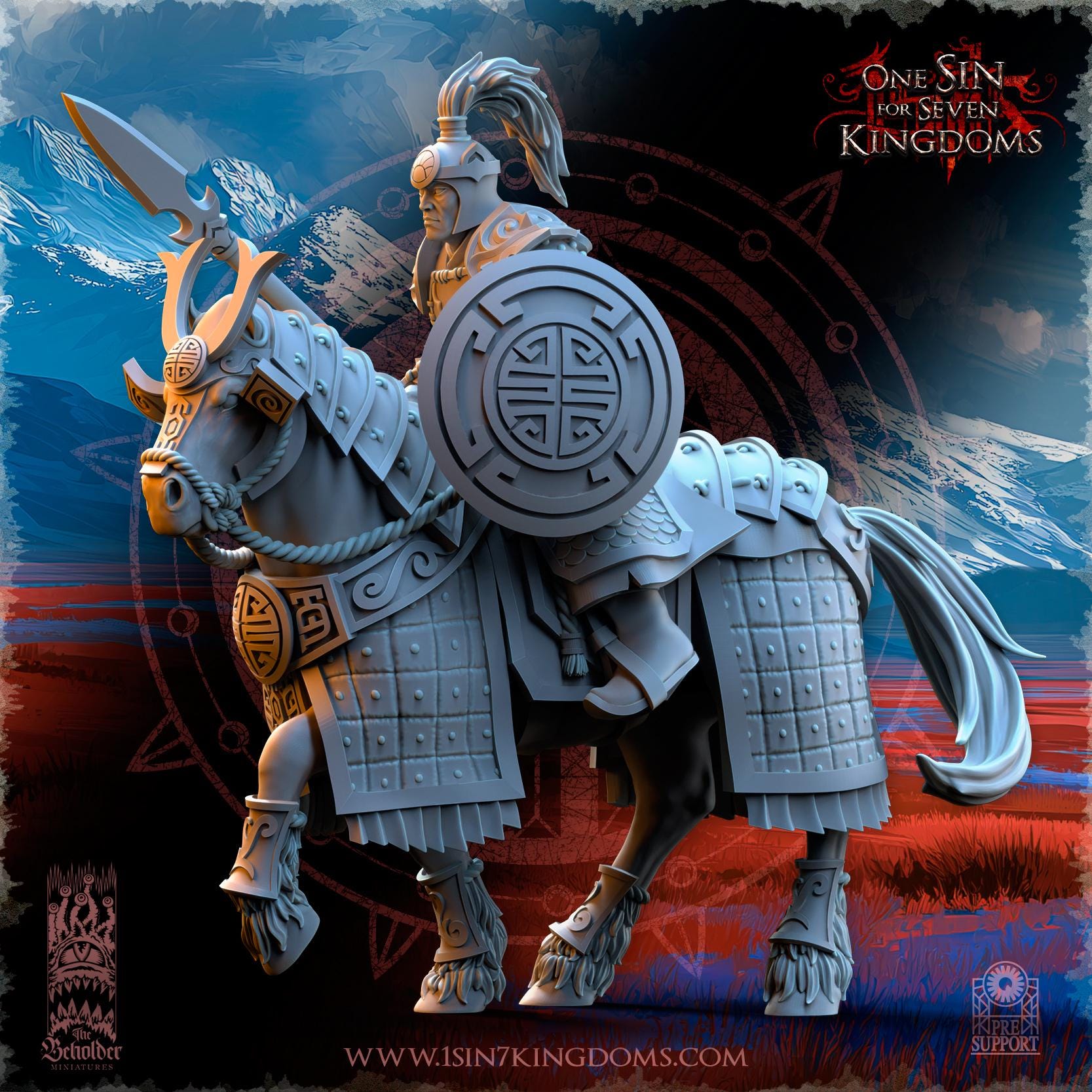 Astarii Dynasty Riders -  in 12k by The Beholder Miniatures
