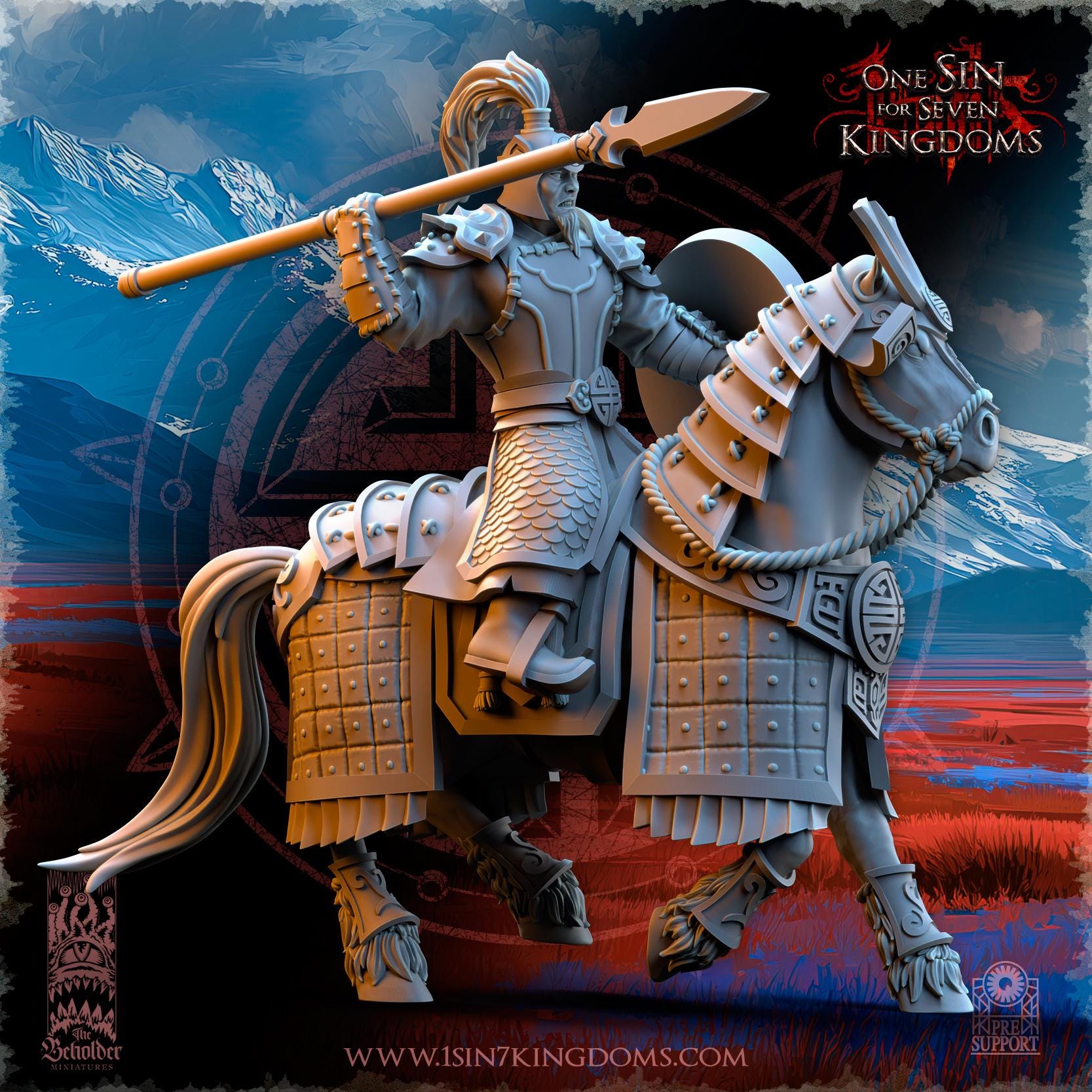 Astarii Dynasty Riders -  in 12k by The Beholder Miniatures