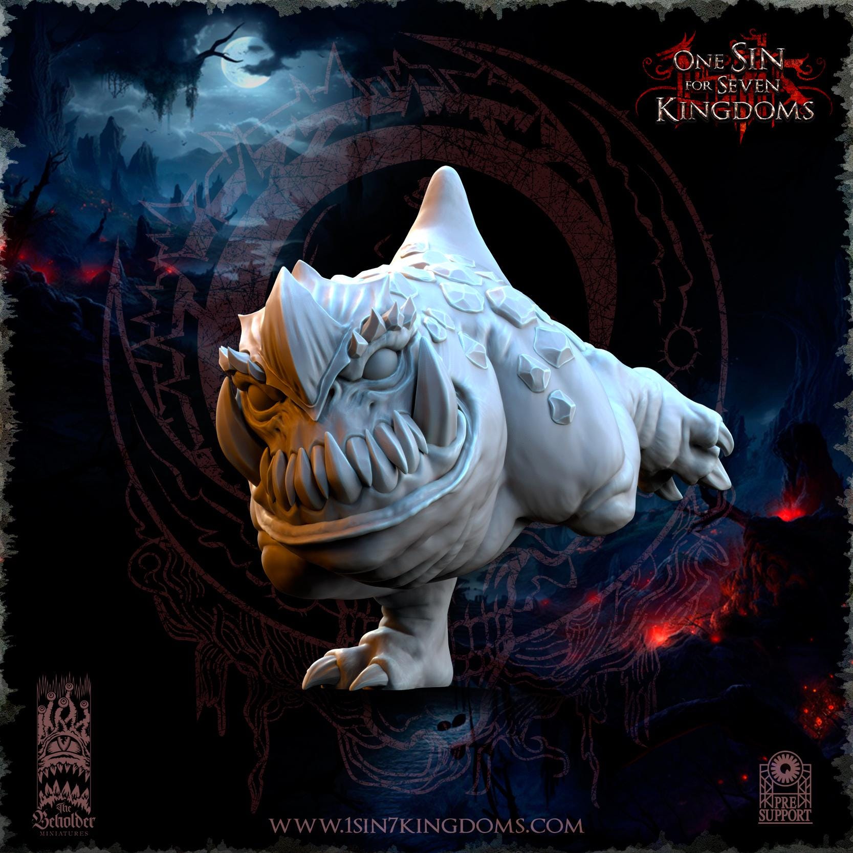 The Black Horde Goblins Kavehorrors Whisperers -12 models - in 12K - by The Beholder Miniatures