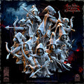 The Black Horde Goblins Archers miniature - in 12K - by The Beholder Miniatures
