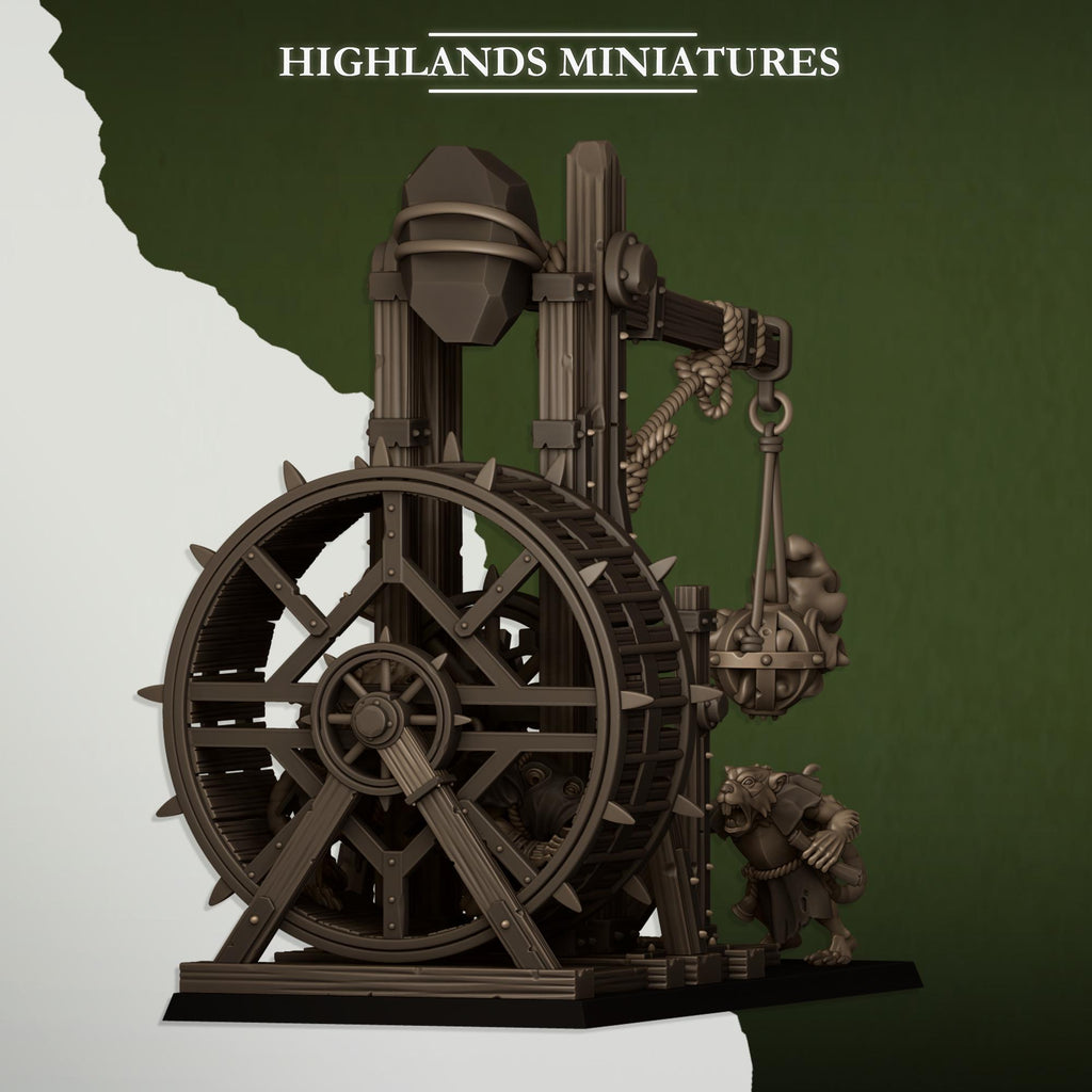 Vermin Censer Thrower miniature - in 12K - by Highlands Miniatures