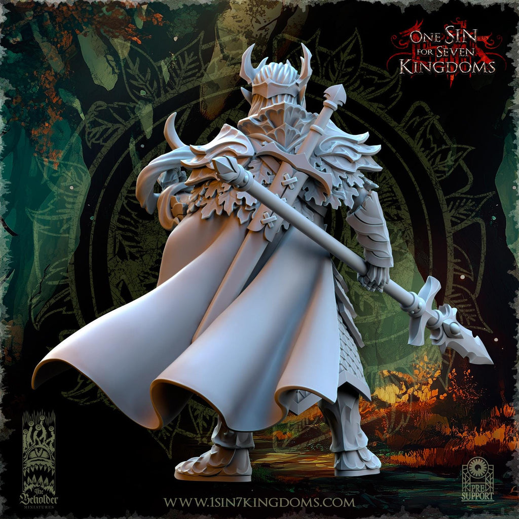 Thalenar, Evergreen King - in 12k by The Beholder Miniatures
