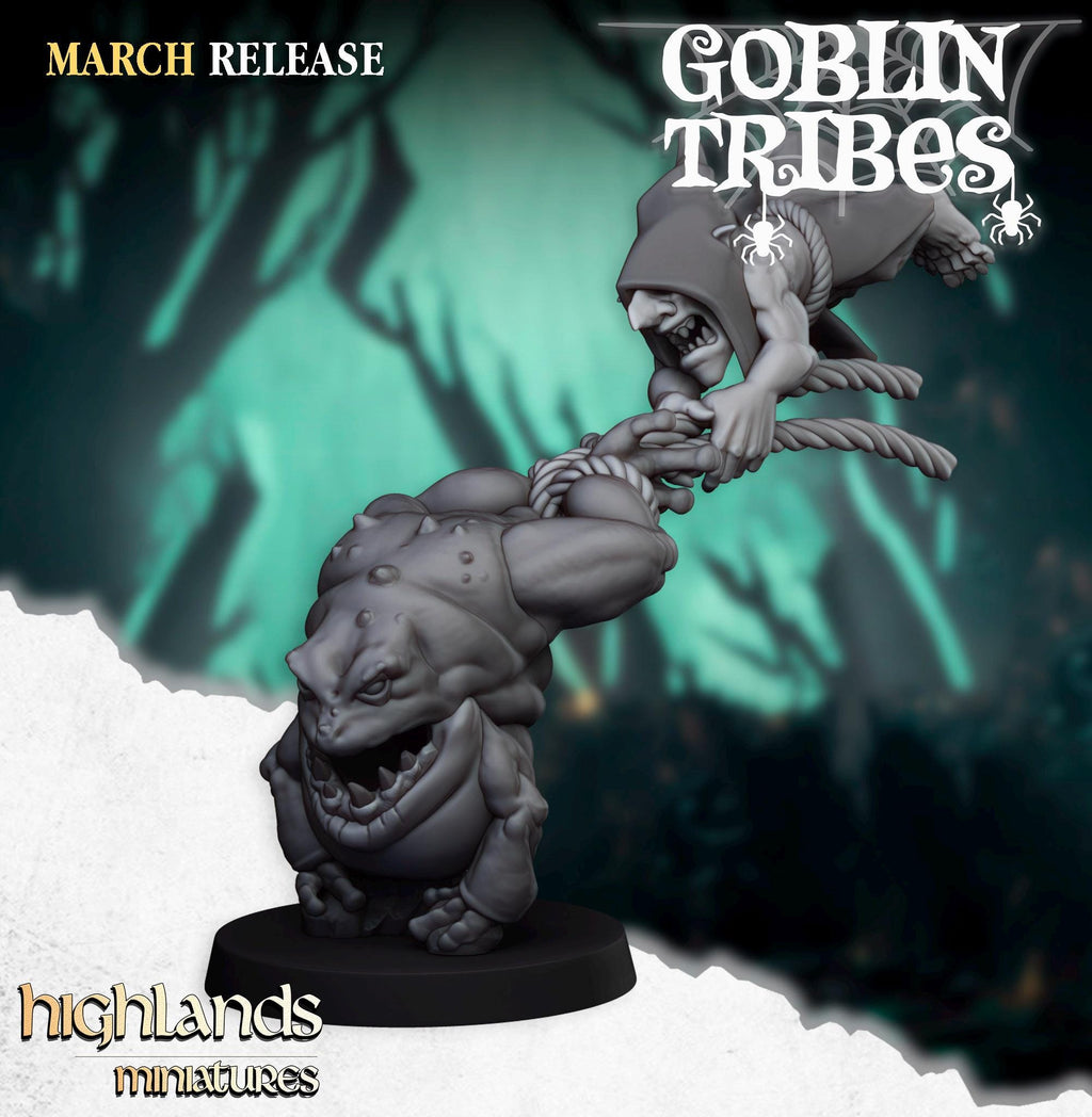Swamp Goblins Herd miniatures - 15 models - in 12K - by Highlands Miniatures