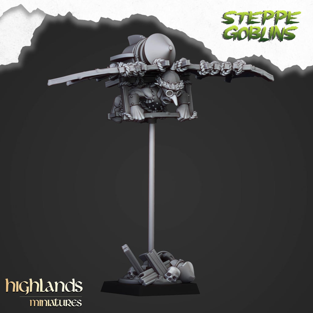 Flying Steppe Goblins miniature - in 12K - by Highlands Miniatures