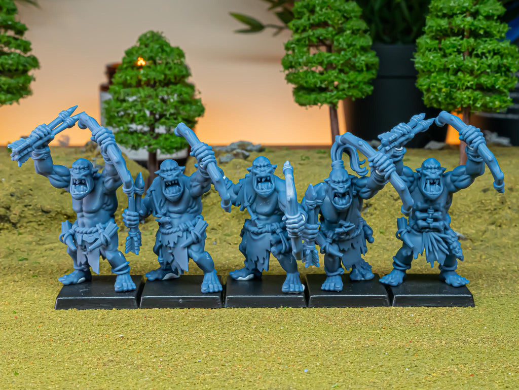 Cave Orcs  miniature - in 12K- by Highlands Miniatures
