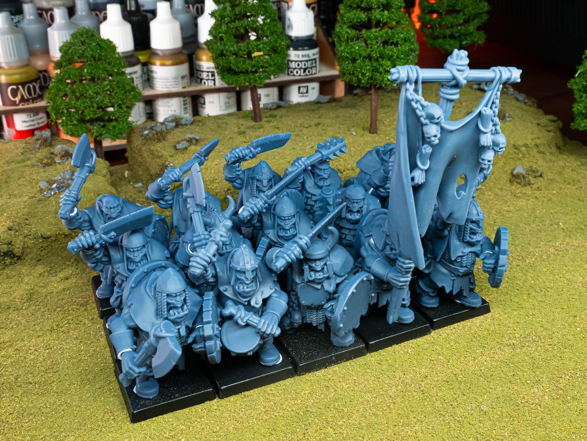 Orc Warriors  miniature - in 12K- by Highlands Miniatures