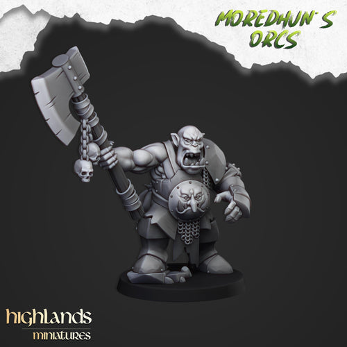 Borgok Skullcrusher  miniature - in 12K- by Highlands Miniatures