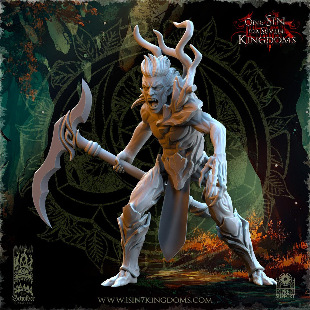 Evergreen Elves Spirits of the Forest- in 12k- by The Beholder Miniatures