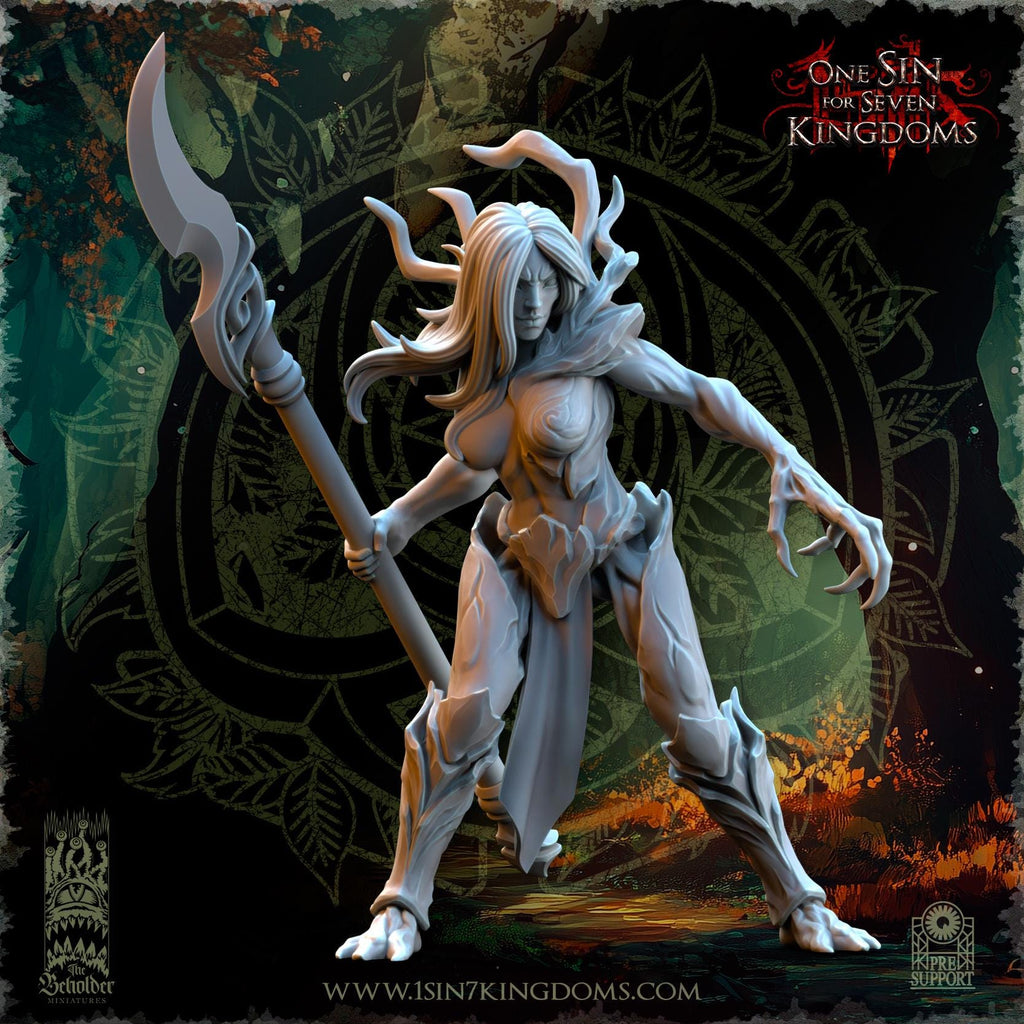 Evergreen Elves Spirits of the Forest- in 12k- by The Beholder Miniatures