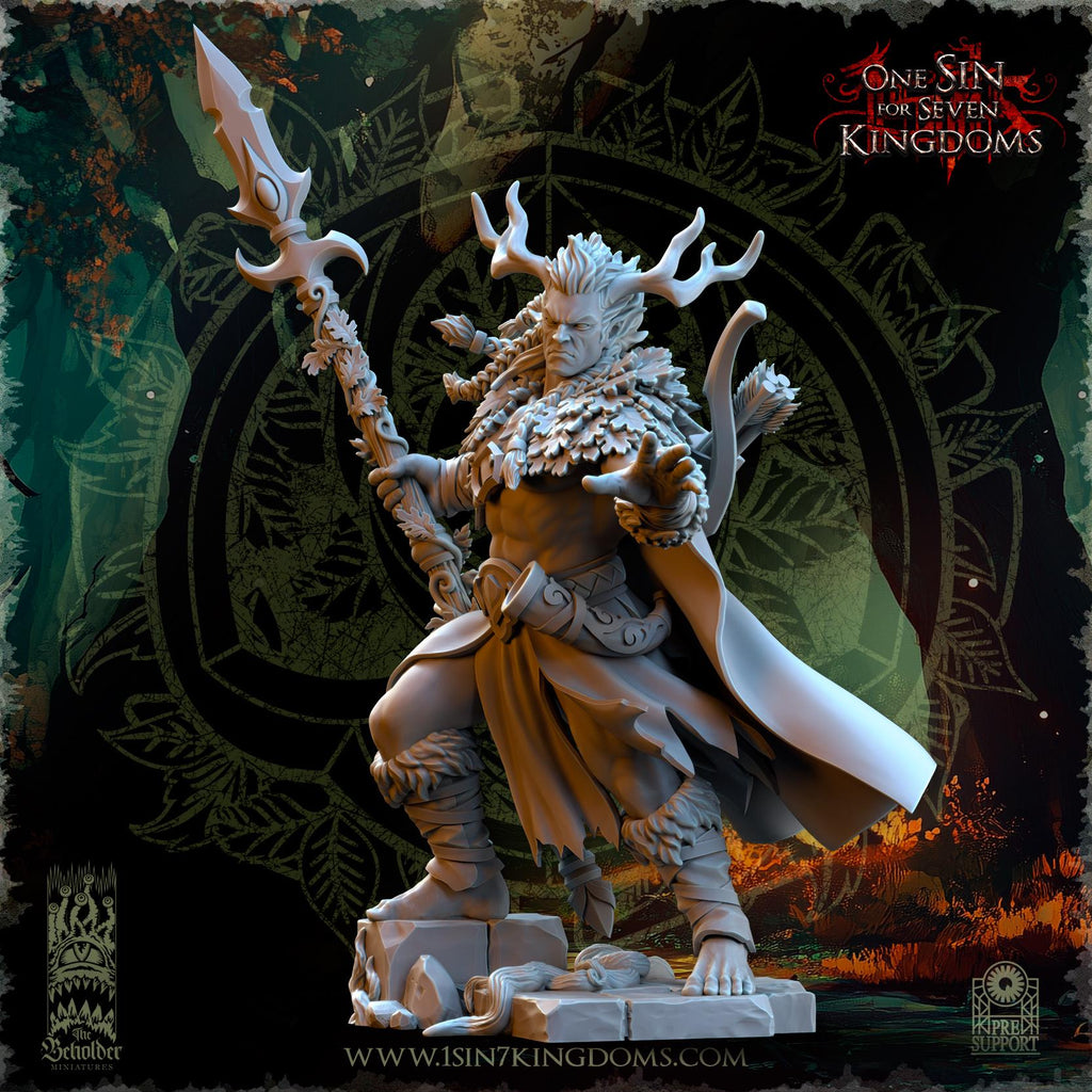 Oberon, Lord of the Woods - in 12k- by The Beholder Miniatures