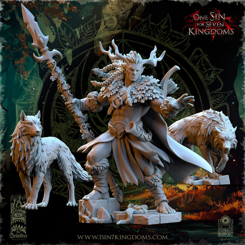 Oberon, Lord of the Woods - in 12k- by The Beholder Miniatures