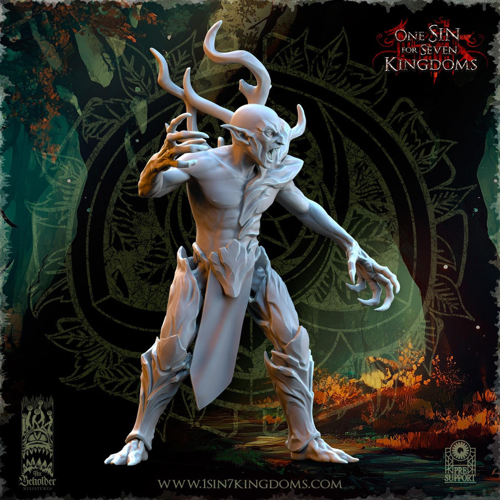 Evergreen Elves Invocations of the Forest - in 12k- by The Beholder Miniatures