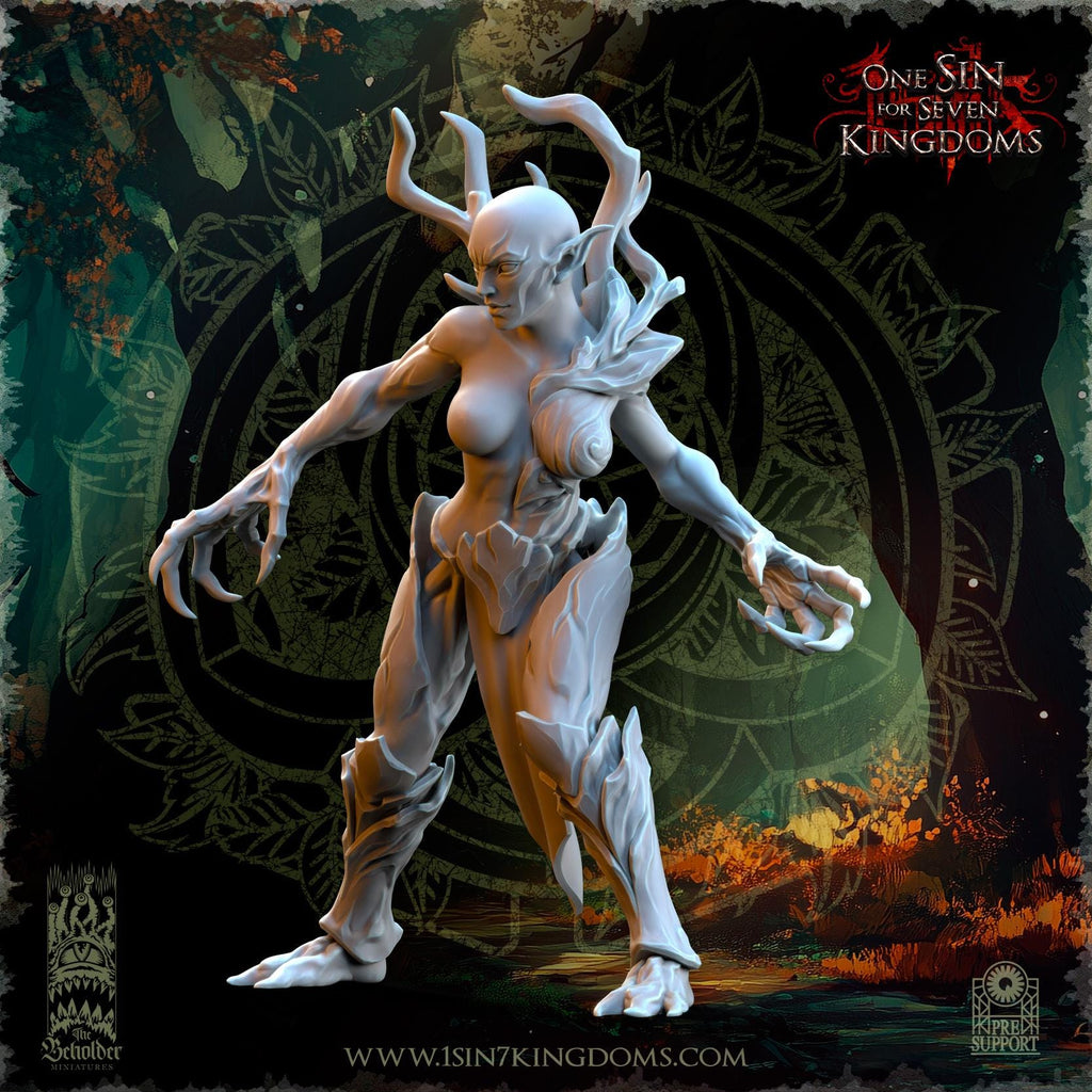 Evergreen Elves Invocations of the Forest - in 12k- by The Beholder Miniatures