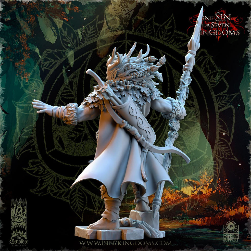 Oberon, Lord of the Woods - in 12k- by The Beholder Miniatures