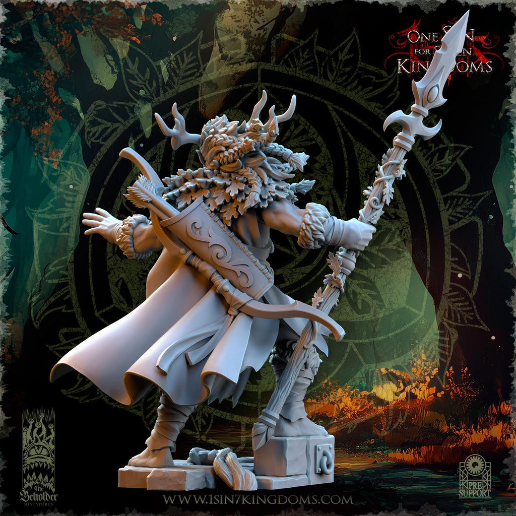 Oberon, Lord of the Woods - in 12k- by The Beholder Miniatures