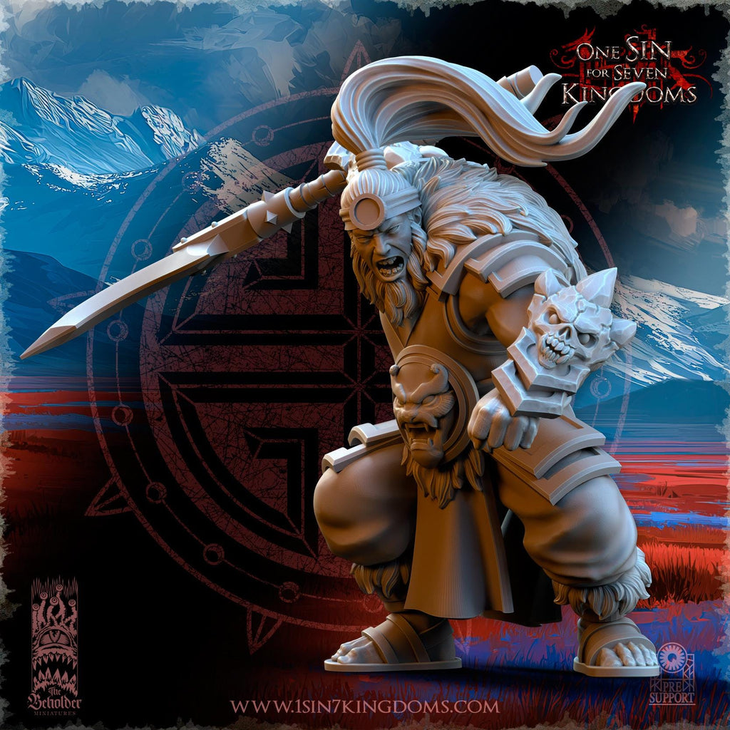 Astarii Dynasty Mercenary Ogres - in 12k- by The Beholder Miniatures