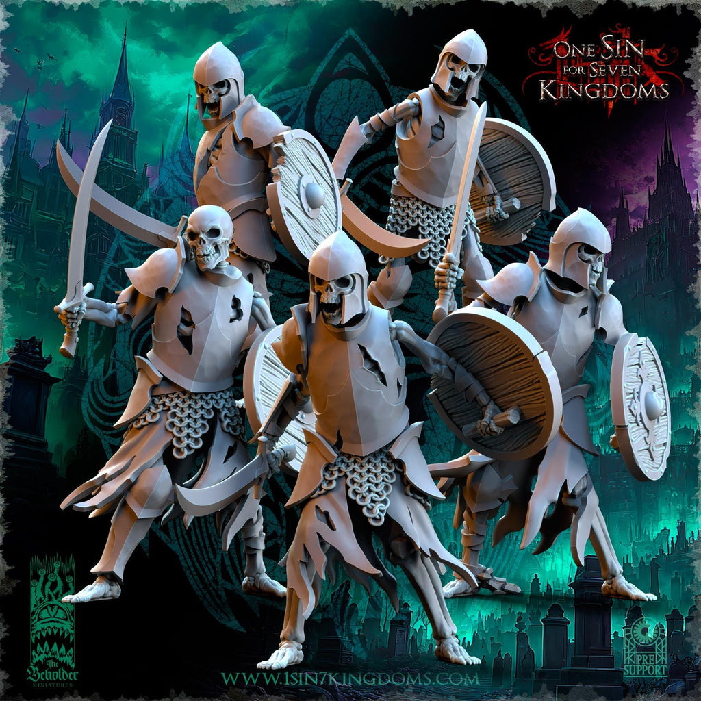 Undying Legions Warriors - in 12k- by The Beholder Miniatures