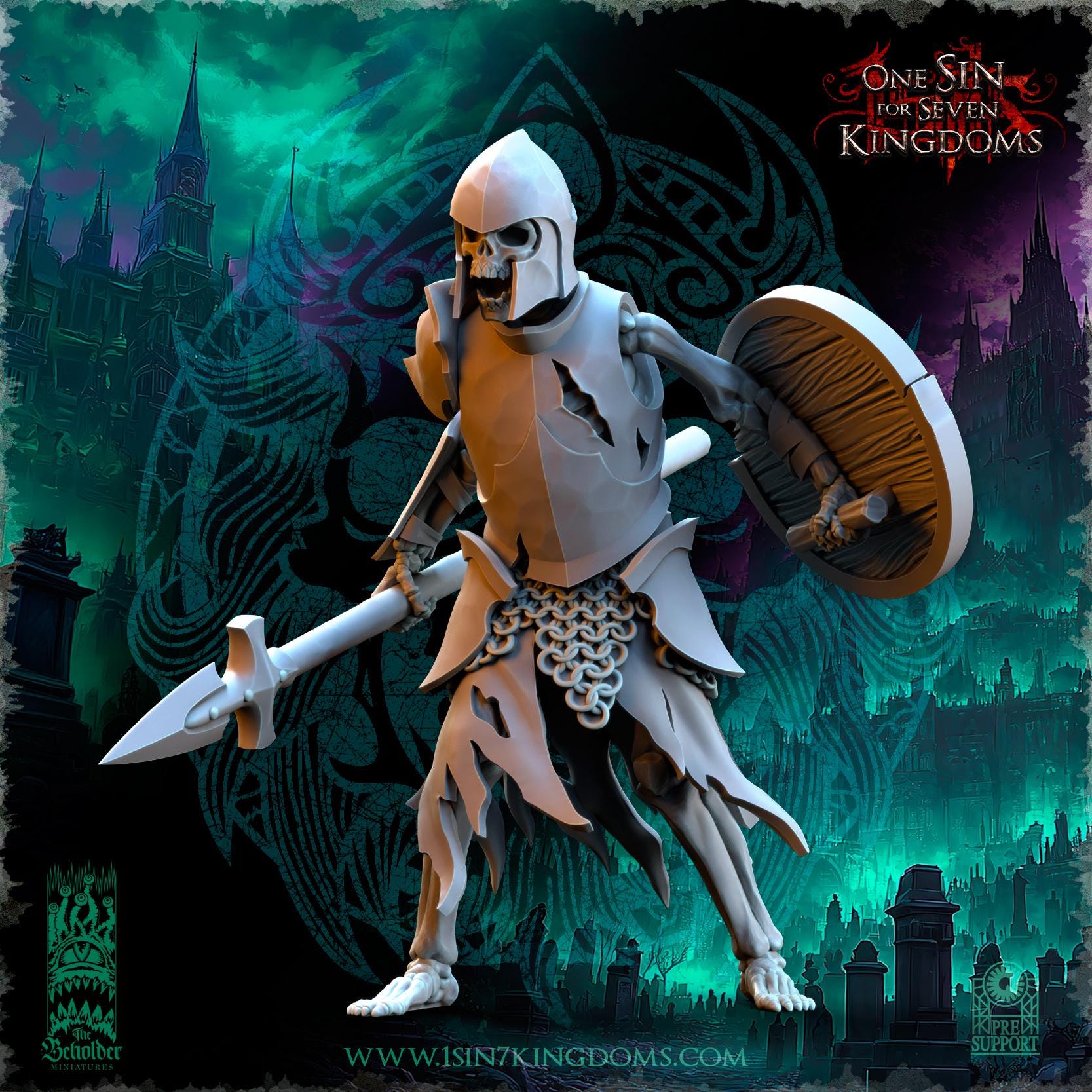 Undying Legions Warriors - in 12k- by The Beholder Miniatures