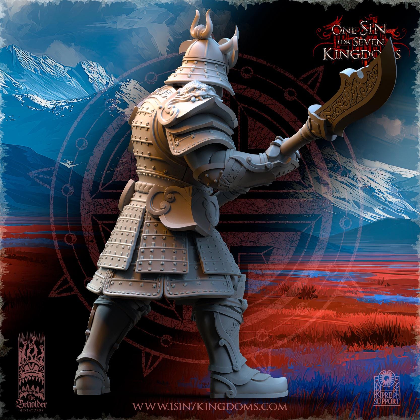Astarii Dynasty Primeval Guardian - in 12k- by The Beholder Miniatures