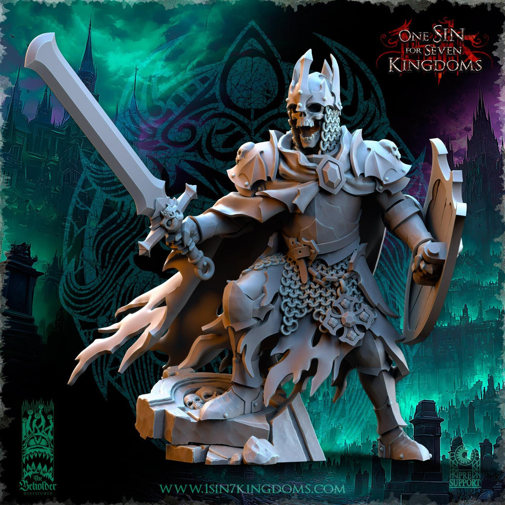 Maeldar, the Lich King - in 12k by The Beholder Miniatures