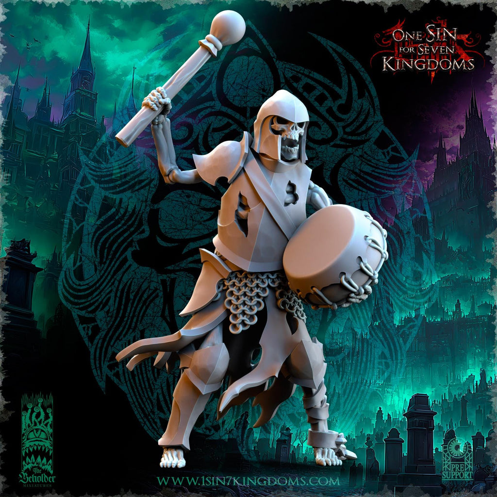 Undying Legions Warriors Command Group - in 12k- The Beholder Miniatures