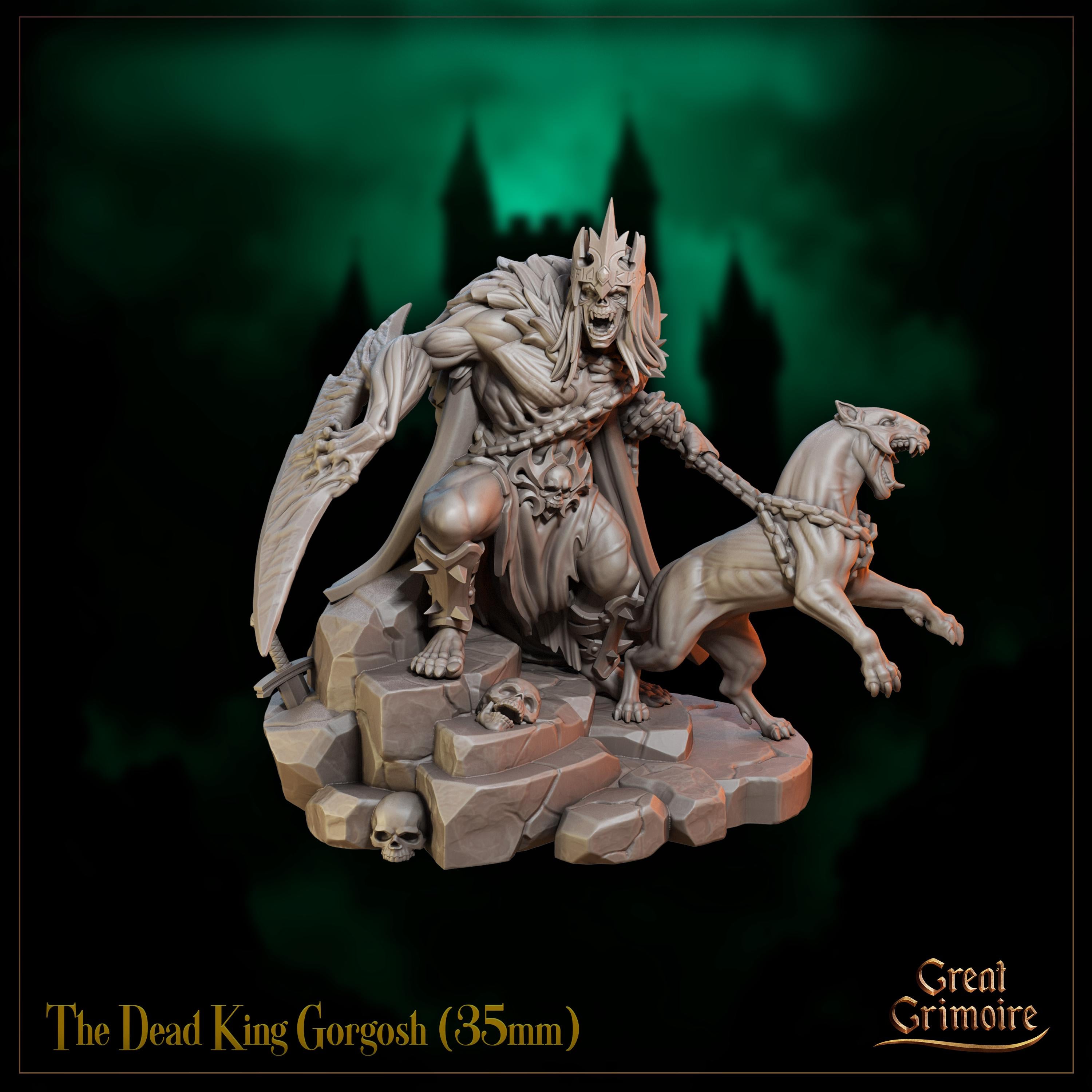 The Dead King Gorgosh  - in 12k - by Great Grimoire
