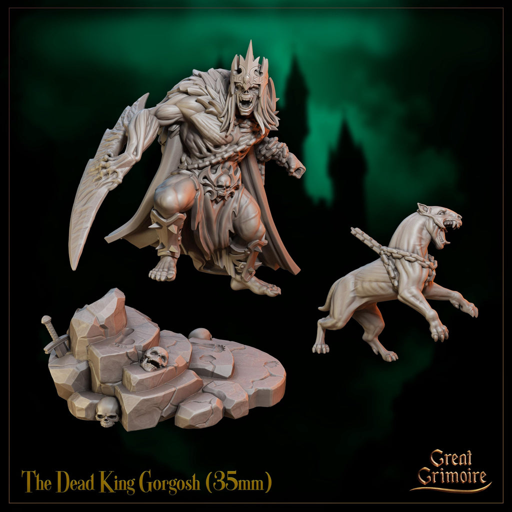 The Dead King Gorgosh  - in 12k - by Great Grimoire