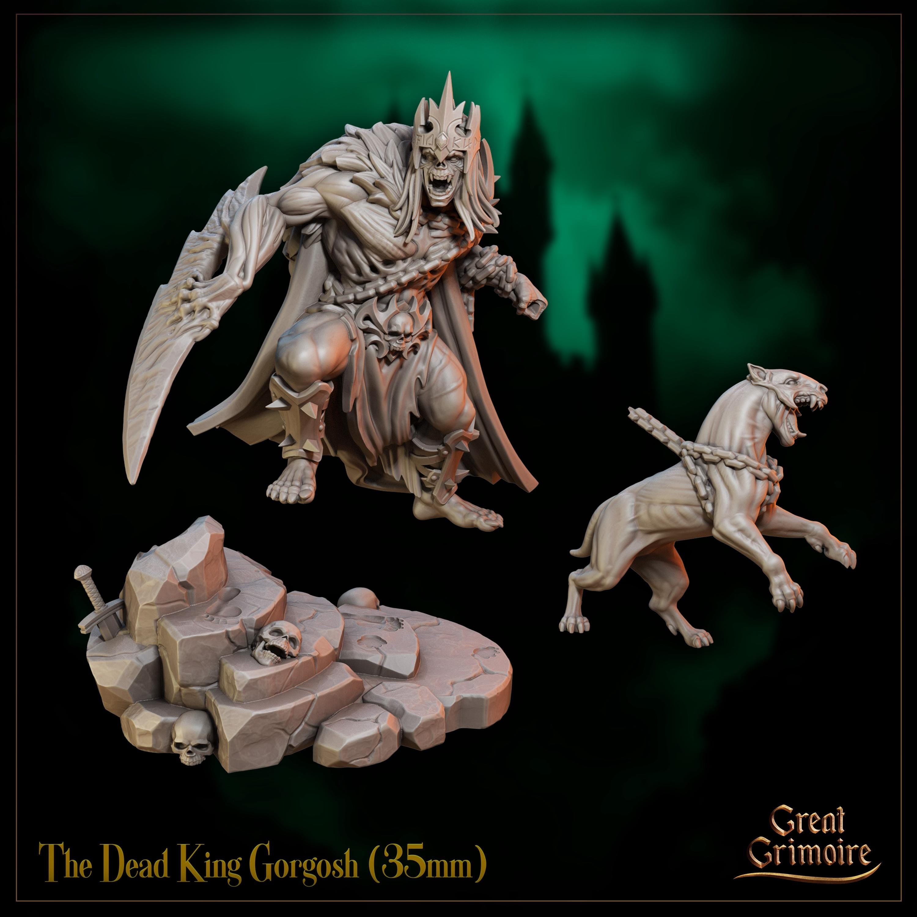 The Dead King Gorgosh  - in 12k - by Great Grimoire