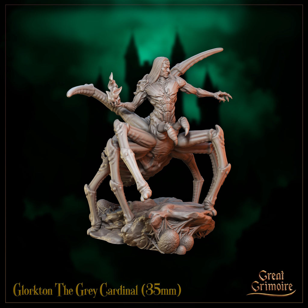 Glorkton The Grey Cardinal  - in 12k - by Great Grimoire