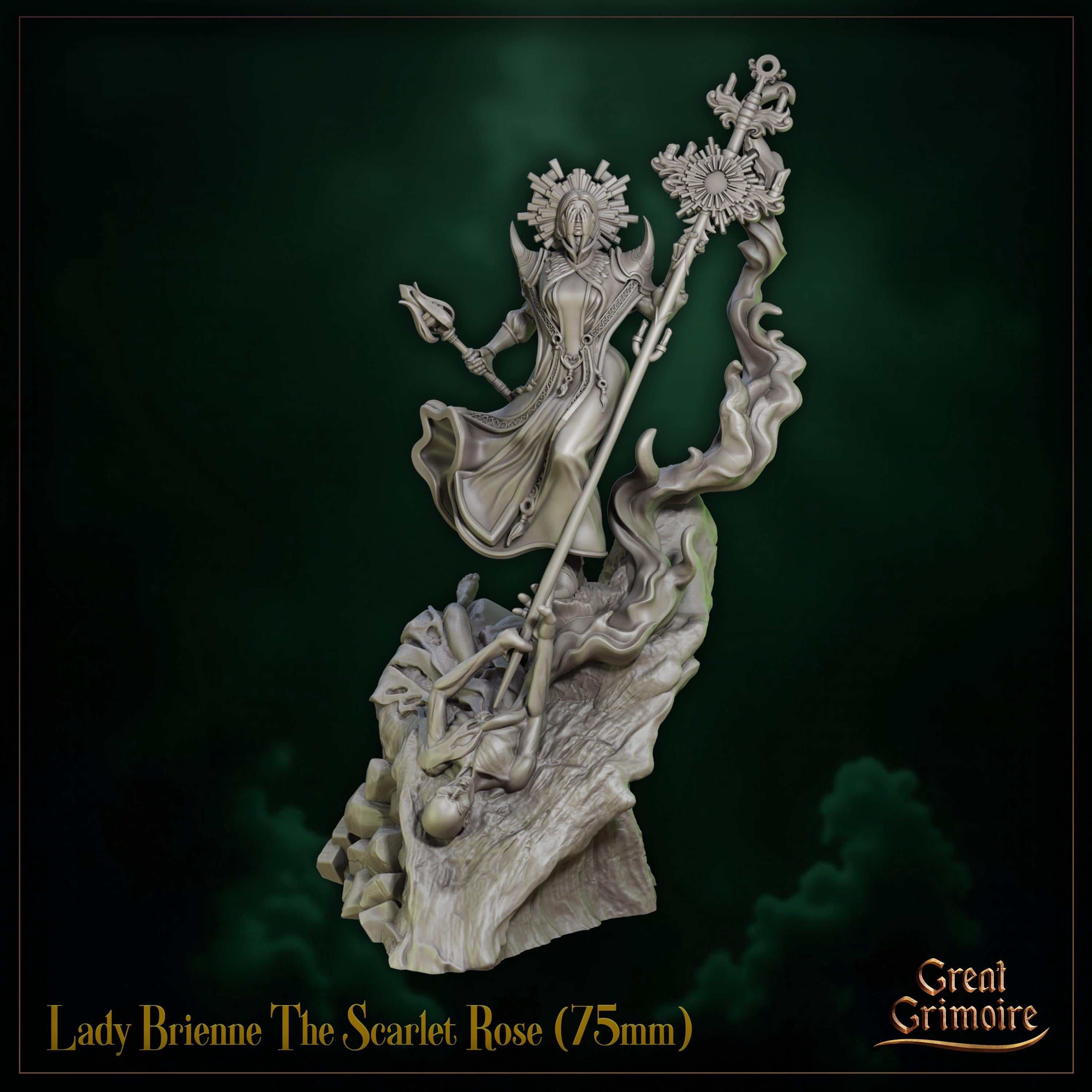 Lady Brienne The Scarlet Rose  - in 12k - by Great Grimoire