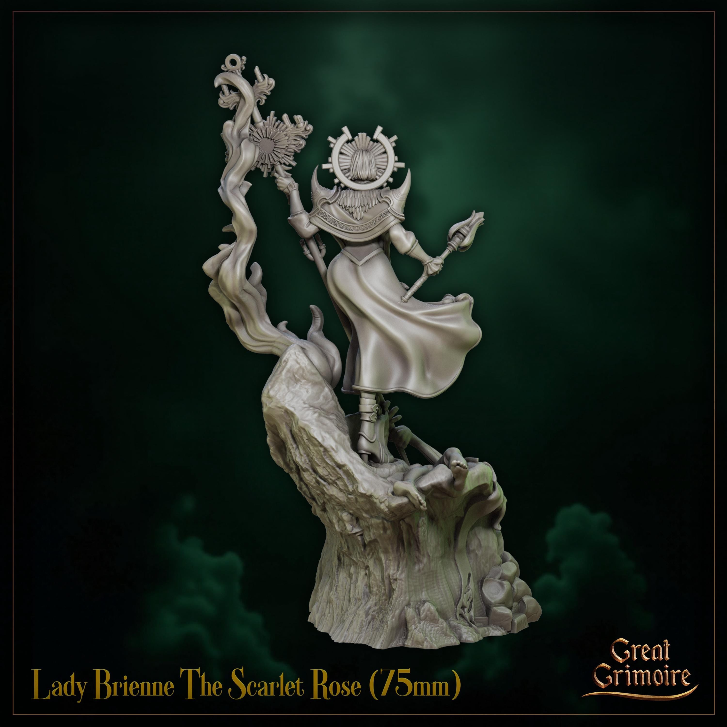Lady Brienne The Scarlet Rose  - in 12k - by Great Grimoire