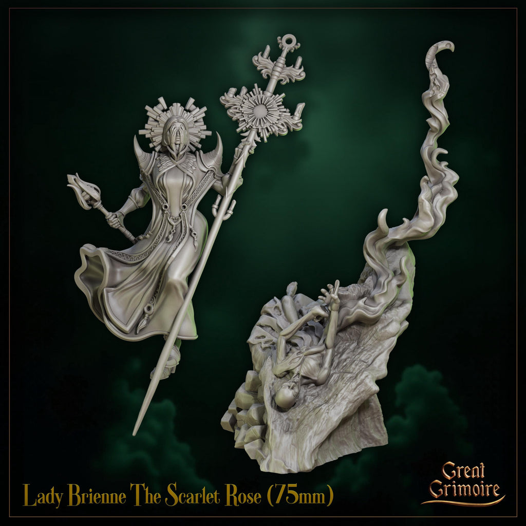 Lady Brienne The Scarlet Rose  - in 12k - by Great Grimoire