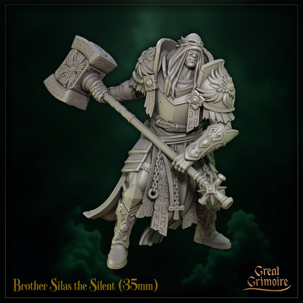 Brother Silas the Silent - in 12k - by Great Grimoire
