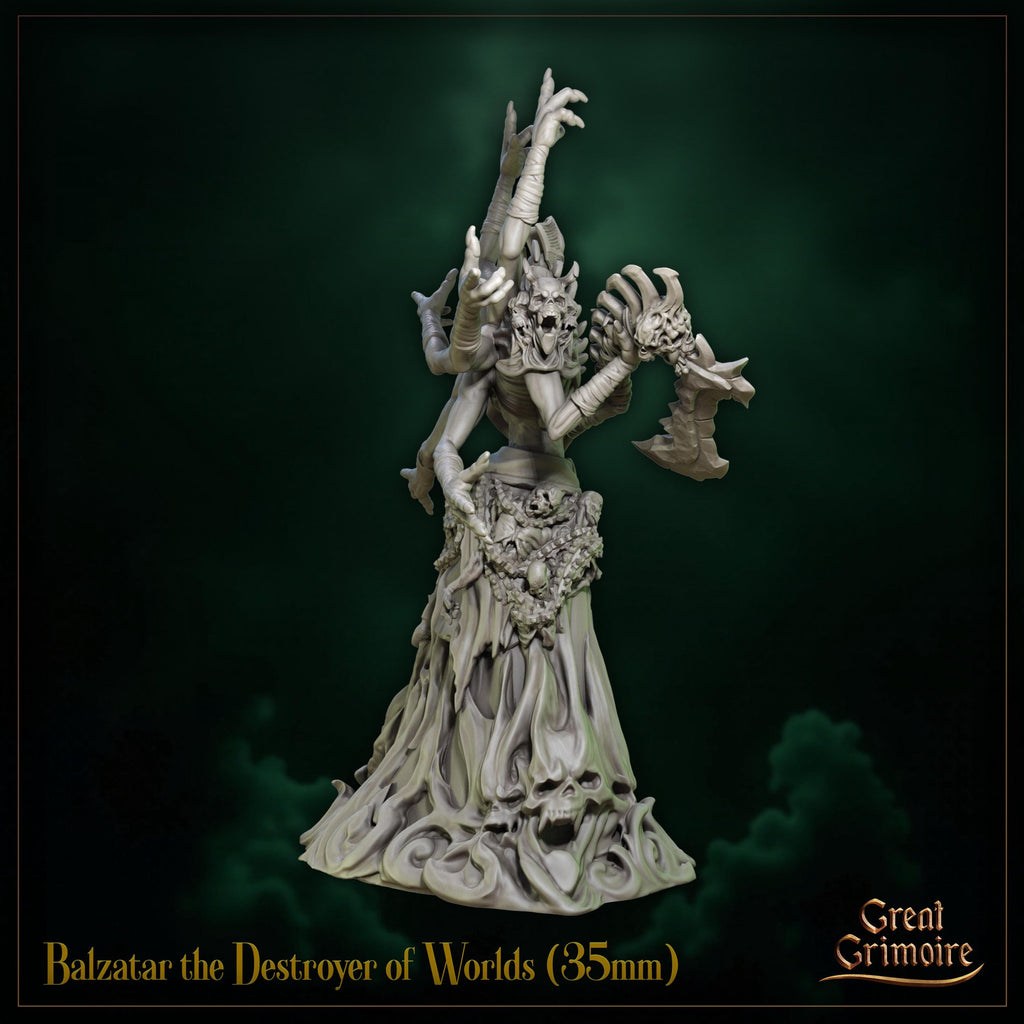 Balzatar the Destroyer of Worlds  - in 12k - by Great Grimoire