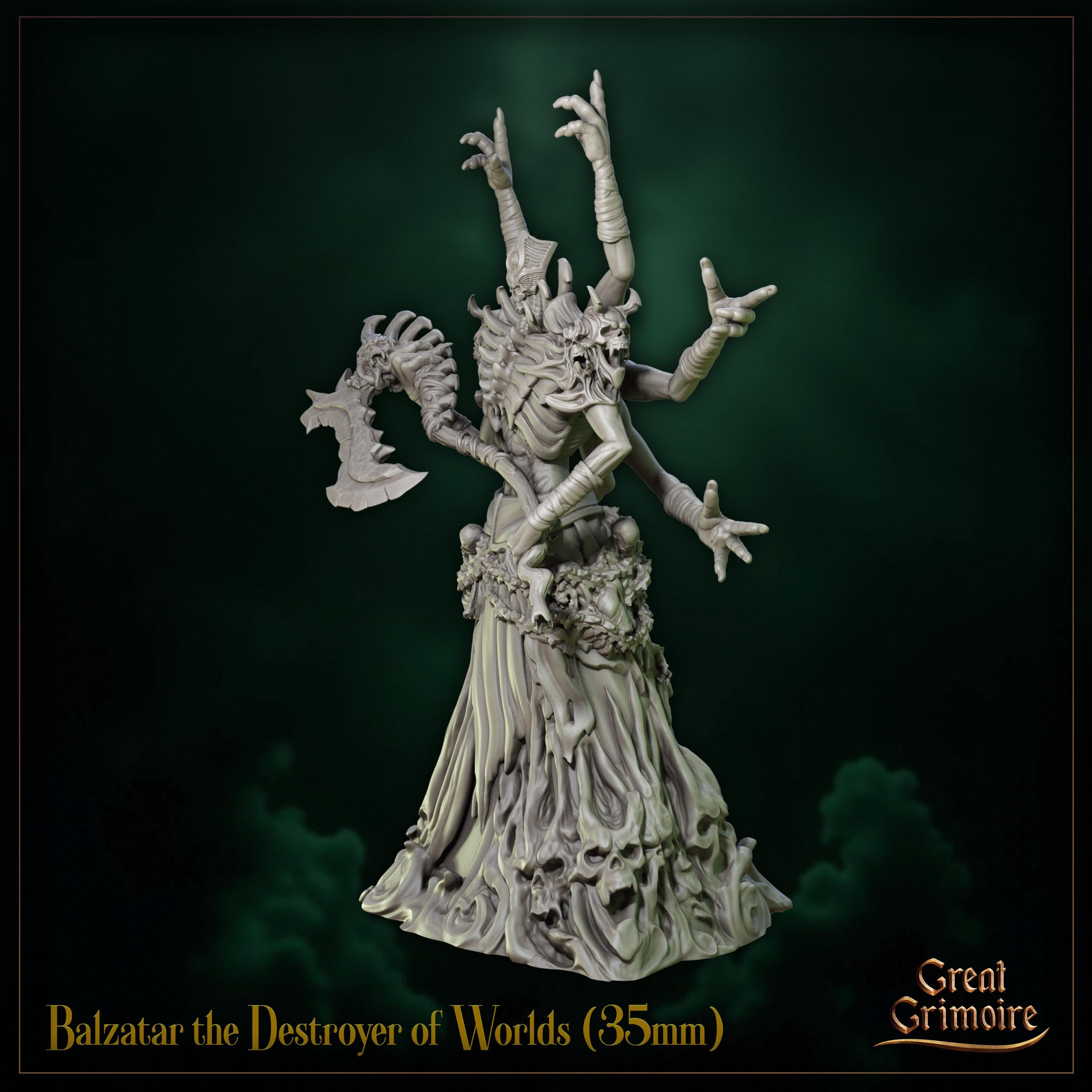 Balzatar the Destroyer of Worlds  - in 12k - by Great Grimoire