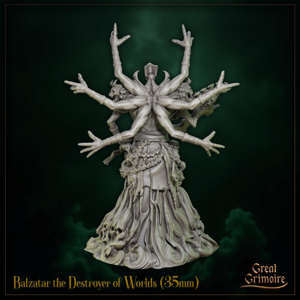 Balzatar the Destroyer of Worlds  - in 12k - by Great Grimoire