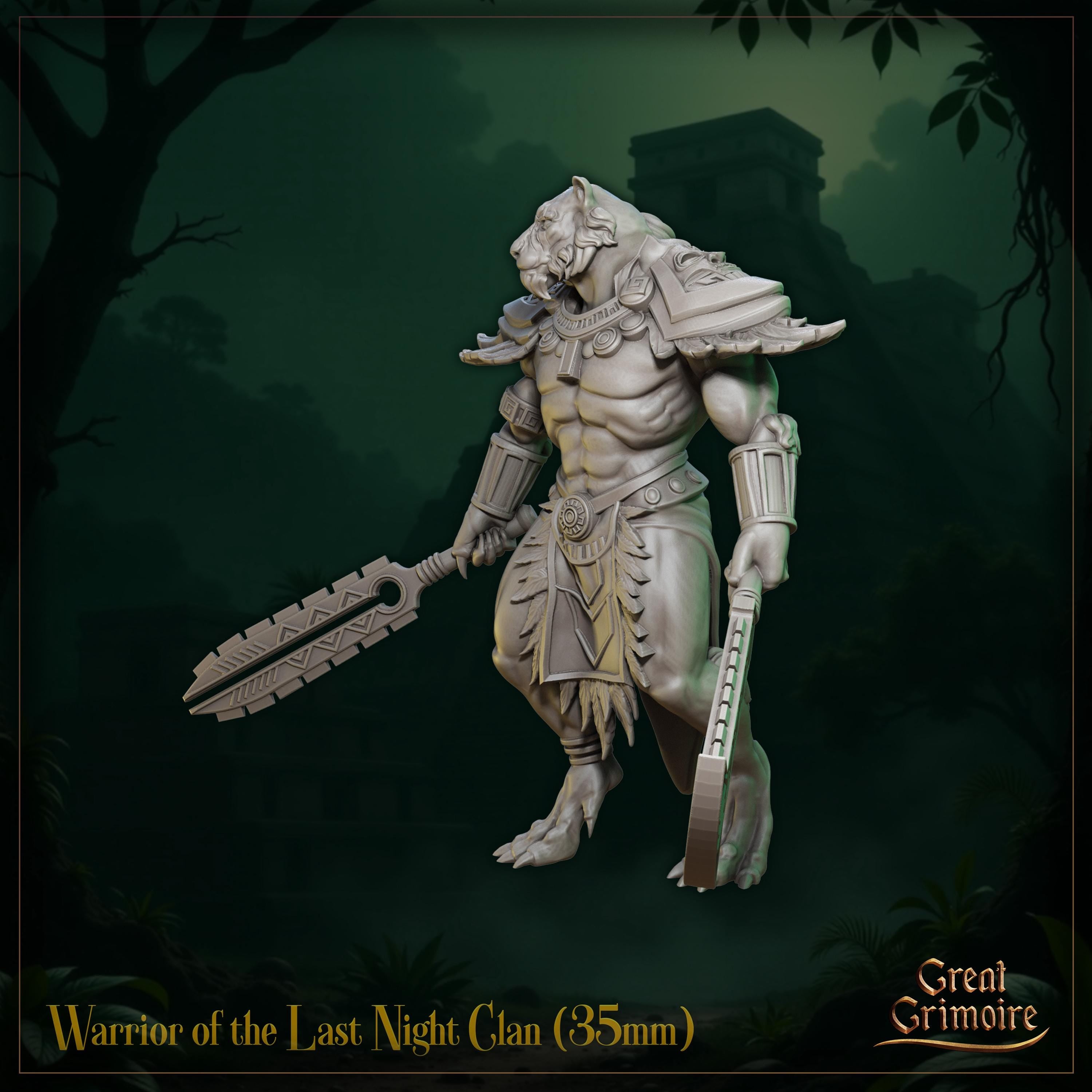 Warrior of the Last Night Clan - in 12k - by Great Grimoire