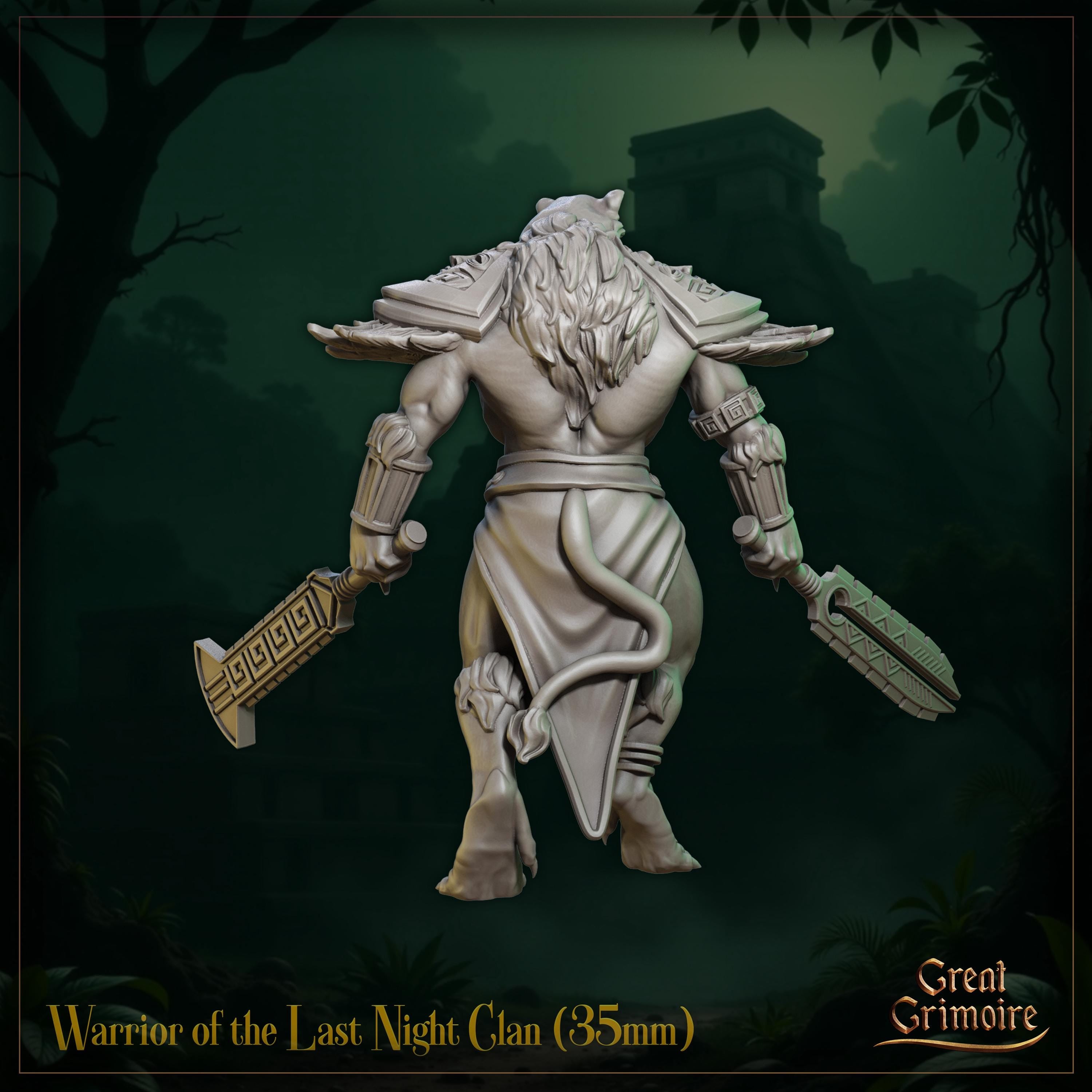 Warrior of the Last Night Clan - in 12k - by Great Grimoire