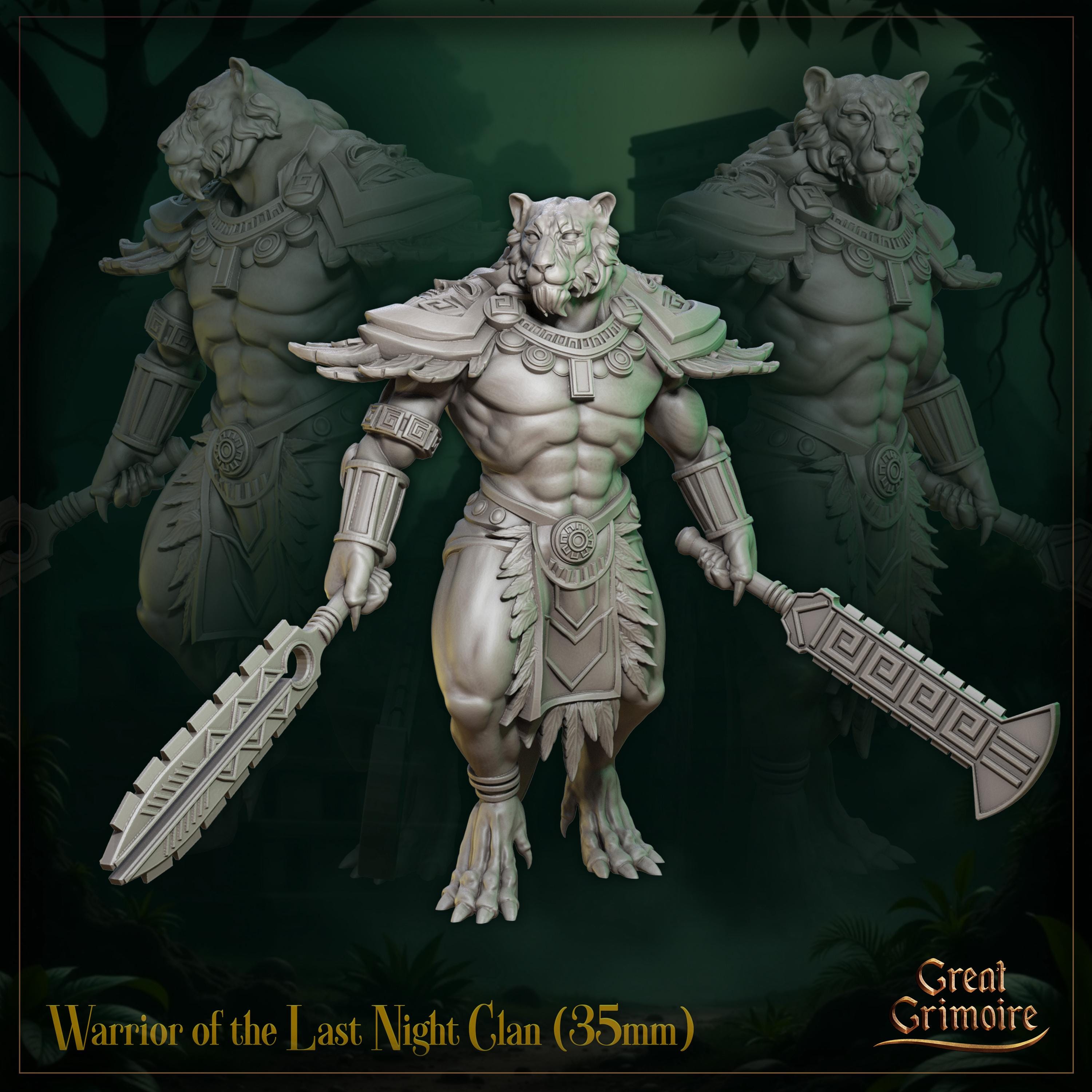 Warrior of the Last Night Clan - in 12k - by Great Grimoire