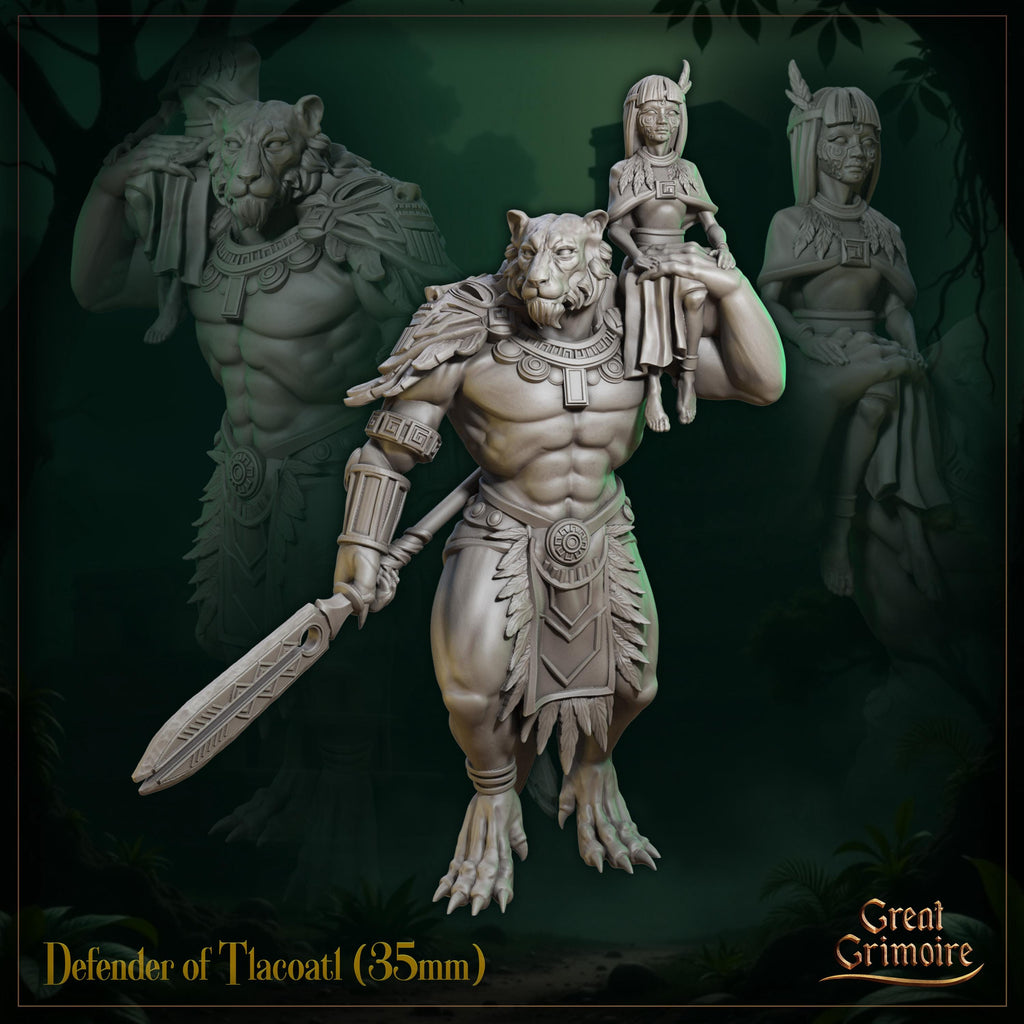 Defender of Tlacoatl - in 12k - by Great Grimoire