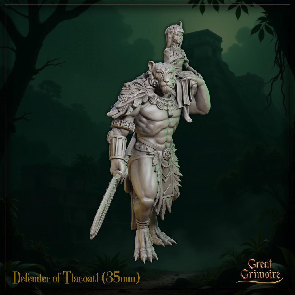 Defender of Tlacoatl - in 12k - by Great Grimoire