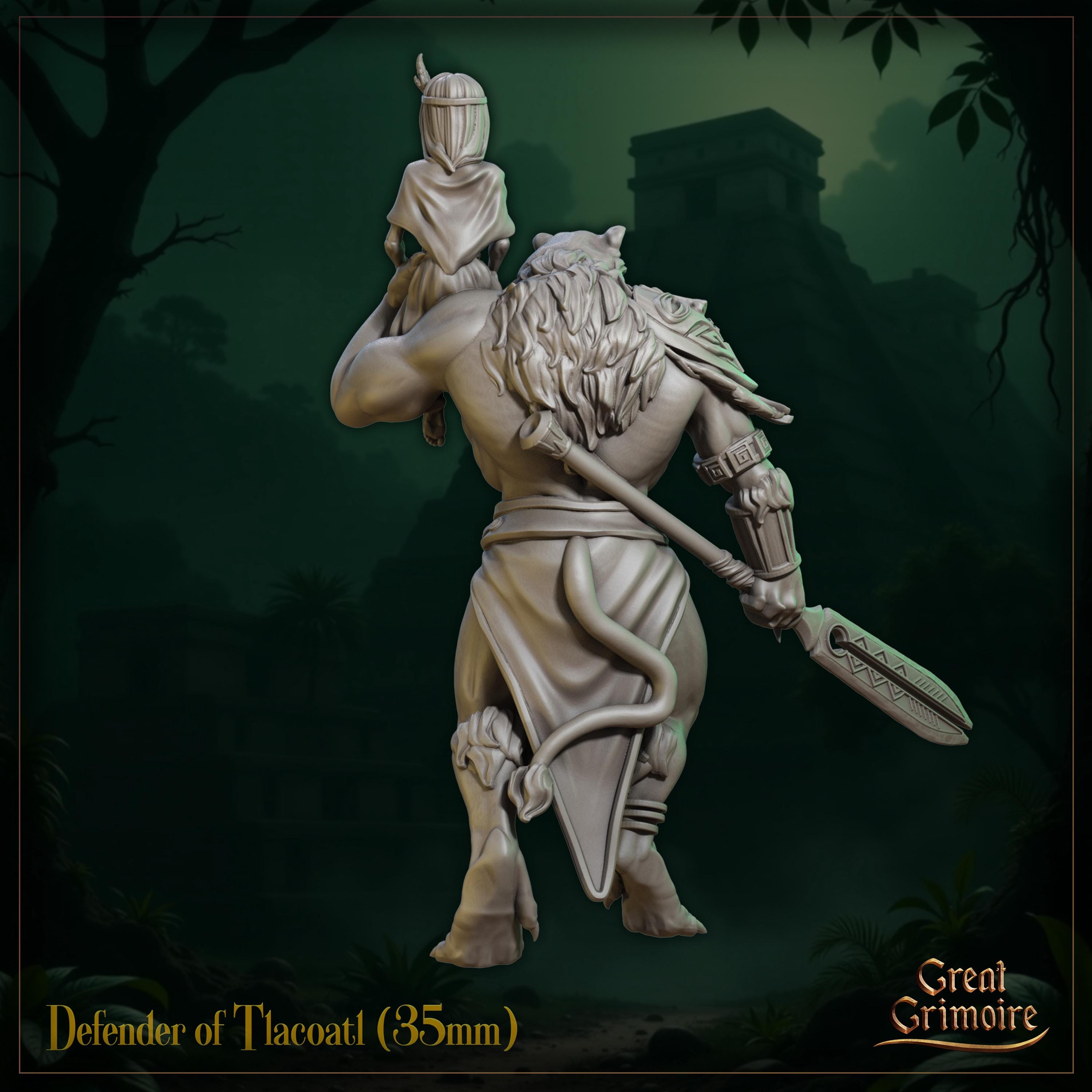 Defender of Tlacoatl - in 12k - by Great Grimoire