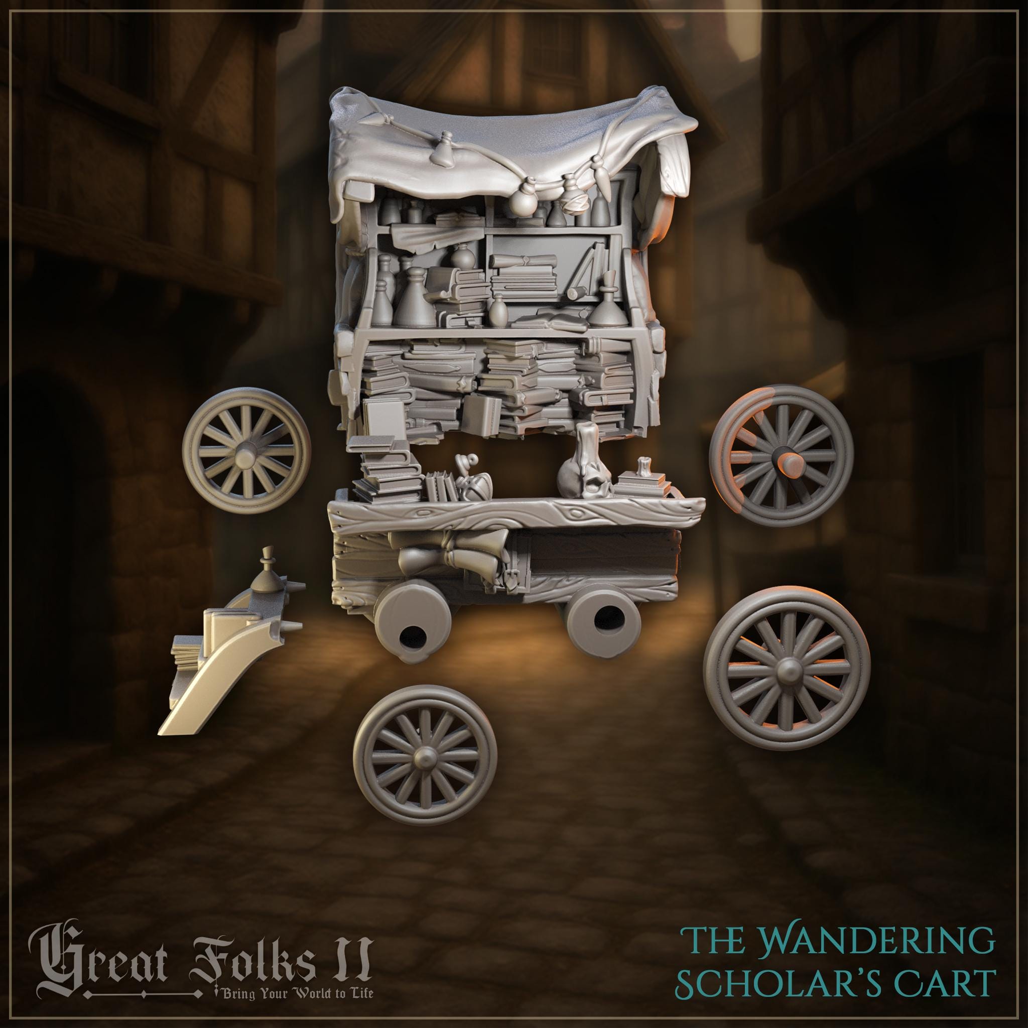 Alchemist’s Workshop  - in 12k - by Great Grimoire