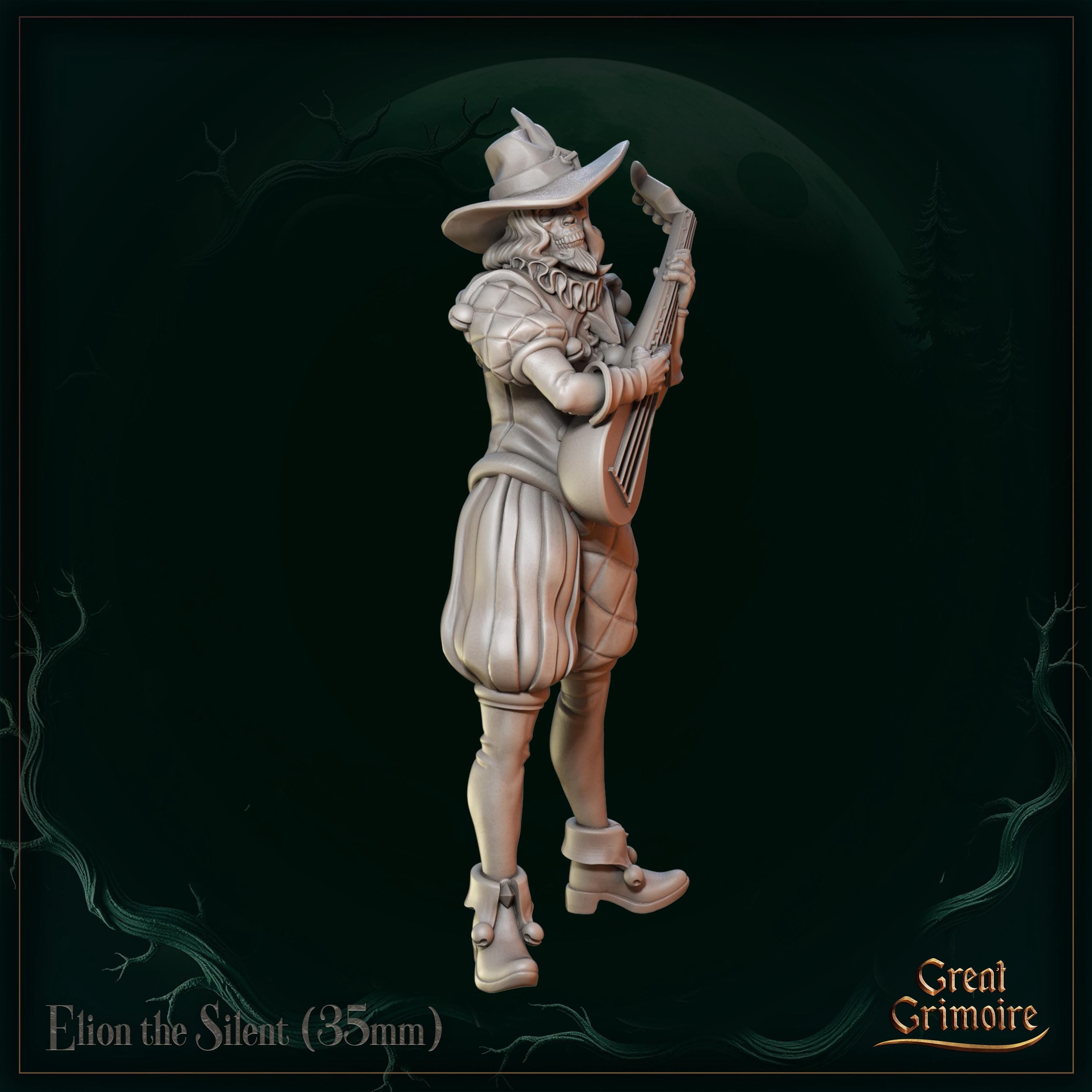 Elion the Silent  - in 12k - by Great Grimoire